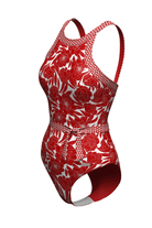 Sunseeker Bold Bloom Red Onepiece