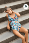 My Paradiso Plus Cup Ruched Tankini