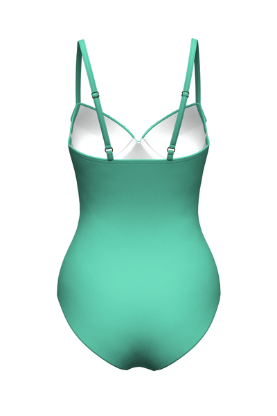 Core Solid Mint Green Pintuck Onepiece