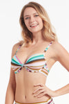 Sunset Paradiso Moulded Knot Front Underwire Bikini Top