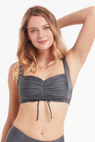 Sunseeker Riviera Infinity Plus Cup Pleated Square Neck Bikini Top