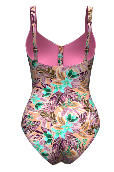My Paradiso Plus Cup Twist Front Onepiece