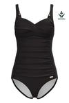 Core Solid Plus Cup Twist Front Onepiece