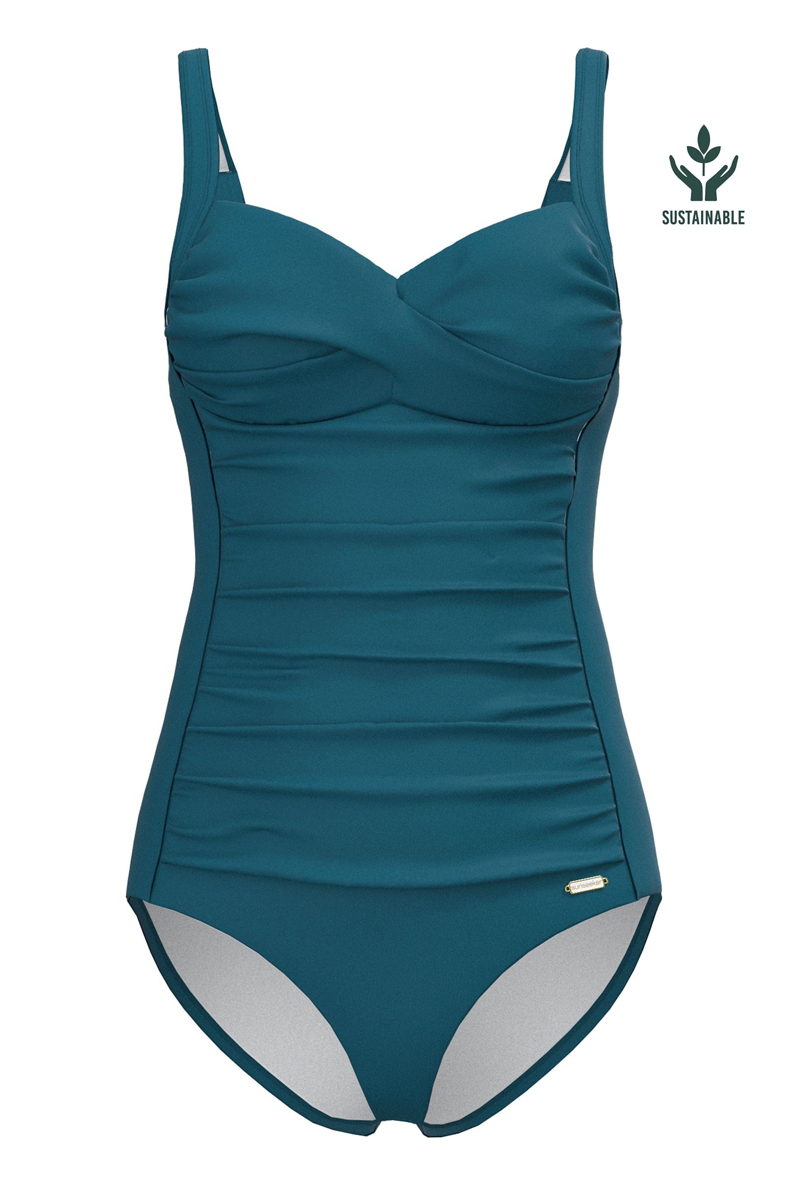 Sunseeker Core Solid Plus Cup Twist Front Onepiece