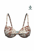 Sunseeker Grounded Culture Mocca Moulded Knot Front Underwire Bikini Top