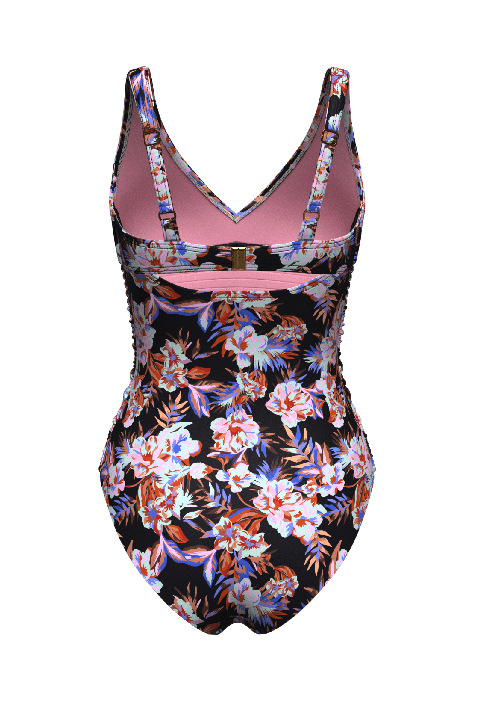 Sunseeker Joyful Florals Black Plus Cup Onepiece