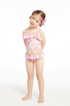 Sunseeker Tie Dye Ruffles Tankini Set