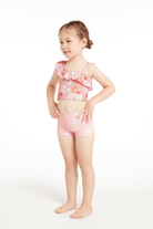 Sunseeker Milkshake Frilled One Shoulder Tankini Set