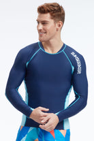 Sunseeker Manner raglan long sleeves rash guard