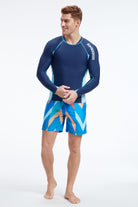 Sunseeker Manner raglan long sleeves rash guard