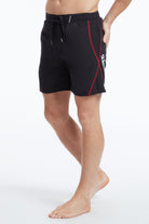 Sunseeker Men black drawstring boardshorts