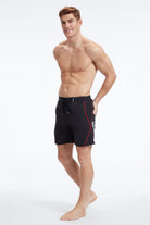 Sunseeker Men black drawstring boardshorts