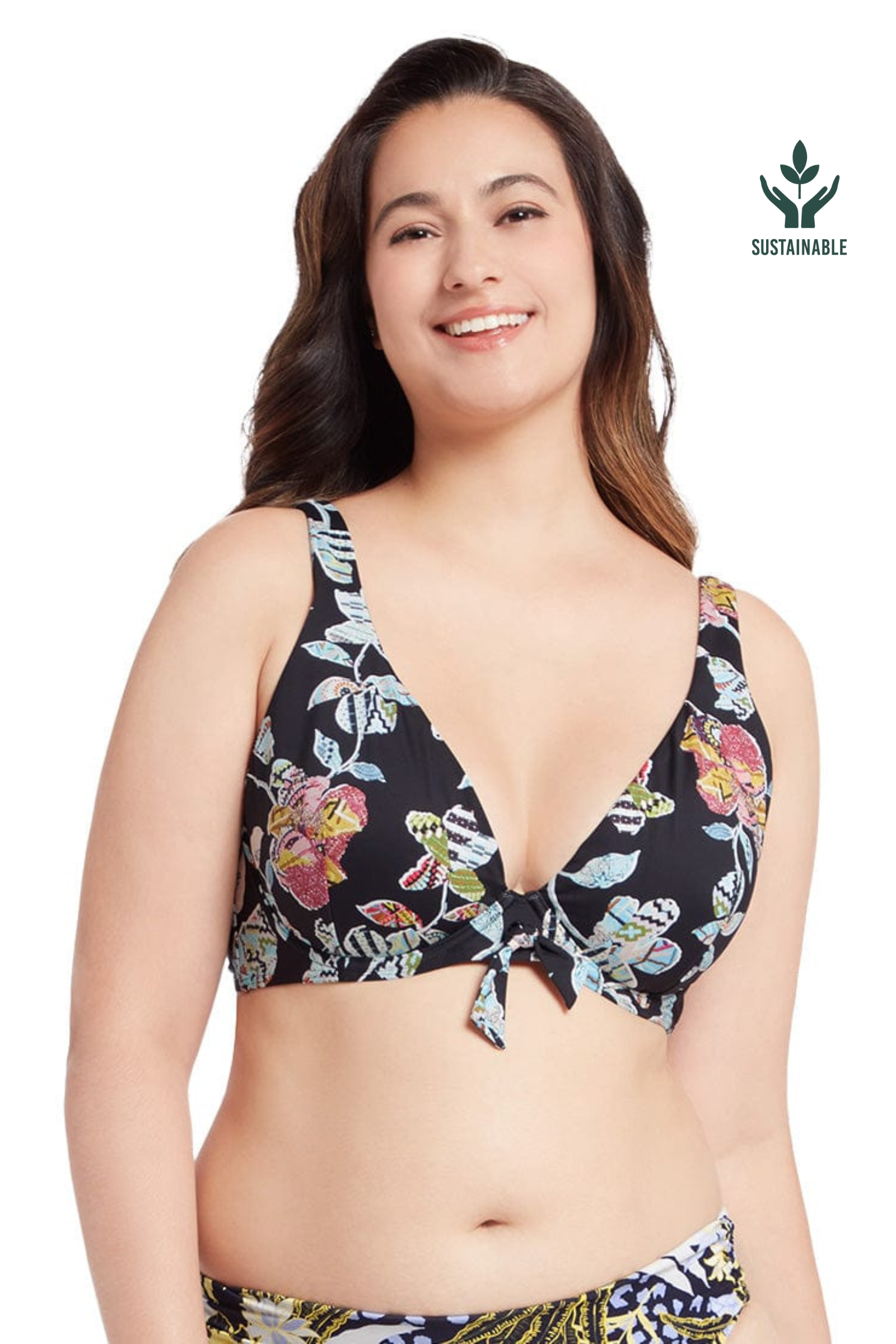 Sunseeker Culture Jam Plus Cup Underwire Bikini Top