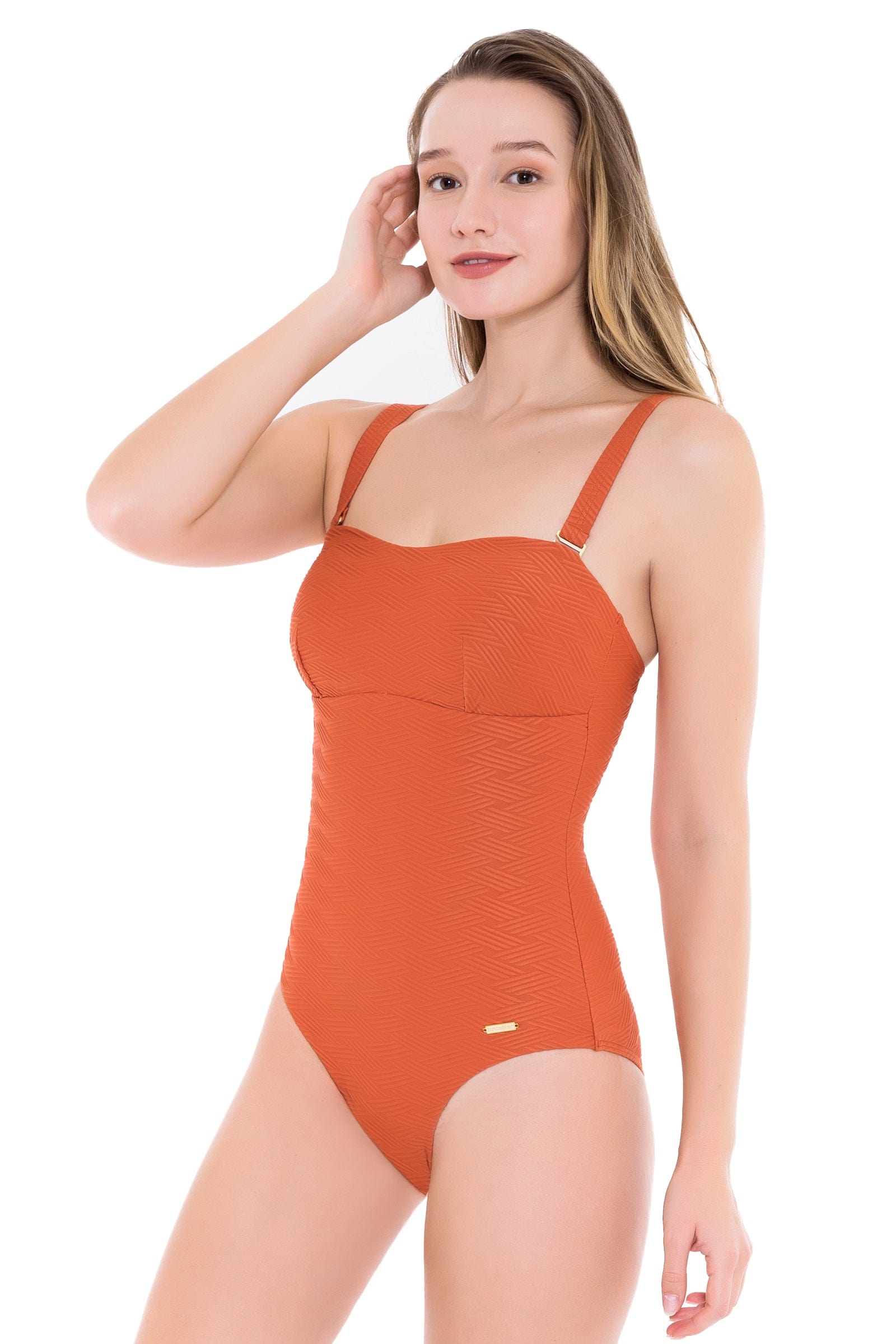 Plus Cup Onepiece Sunkissed Texture Rust Plus Cup One Piece - Sunseeker
