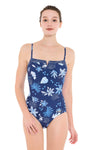Onepiece South Pacific Palm Navy One Piece - Sunseeker