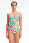 Onepiece Vibrant Vacation Sky Blue Underwire One piece - Sunseeker