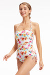 Onepiece Vibrant Vacation White Ruched Underwire One piece - Sunseeker