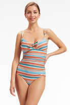 Sunseeker Baydere Stripe Flamingo Plus Cup One Piece