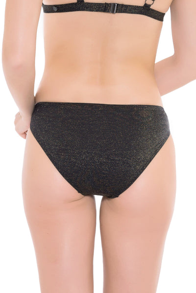 Bikini Bottoms Sunkissed Shimmer Black Classic Pant - Sunseeker