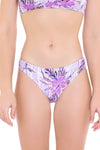 Bikini Bottoms South Pacific Hibiscus Purple Classic Pant - Sunseeker