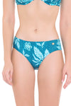 Bikini Bottoms South Pacific Hibiscus Ocean Wide Side Pant - Sunseeker