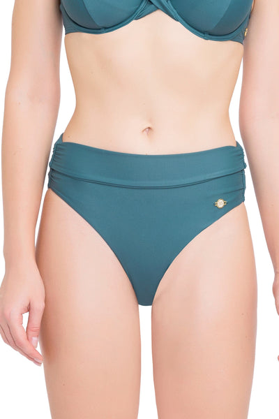 Bikini Bottoms Core Solid Atlantic Deep Full Classic Pant - Sunseeker