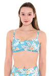 Plus Cup Bikini Tops Sunkissed Tropics Aqua Haze Plus Cup Top - Sunseeker