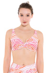 Plus Cup Bikini Tops Sunkissed Safari Rust Plus Cup Underwire Bikini Top - Sunseeker