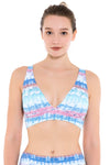 Bikini Tops South Pacific Tie Dye Triangle Top - Sunseeker