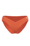 Bikini Bottoms Sunkissed Texture Rust High Cut Pant - Sunseeker
