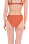 Bikini Bottoms Sunkissed Texture Rust Classic Pant - Sunseeker