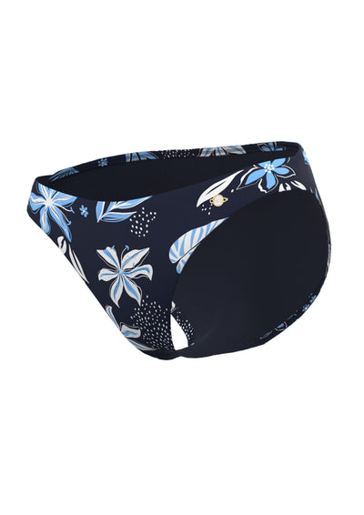 Bikini Bottoms South Pacific Palm Navy Classic Pant - Sunseeker