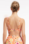 Bikini Tops Vibrant Vacation Spicy Orange Underwire Bikini Top - Sunseeker