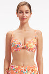 Bikini Tops Vibrant Vacation Spicy Orange Underwire Bikini Top - Sunseeker