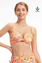 Sunseeker Vibrant Vacation Spicy Orange Underwire Bikini Top