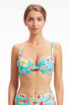 Sunseeker Vibrant Vacation Sky Blue Underwire Bikini Top