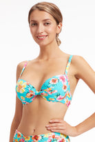 Sunseeker Vibrant Vacation Sky Blue Underwire Bikini Top