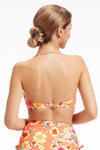 Bikini Tops Vibrant Vacation Spicy Orange Bandeau Top - Sunseeker