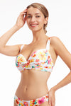 Plus Cup Bikini Tops Vibrant Vacation White Plus Cup Bikini Top - Sunseeker
