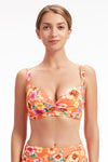 Plus Cup Bikini Tops Vibrant Vacation Spicy Orange Plus Cup Bikini Top - Sunseeker