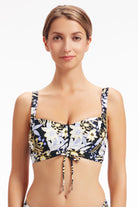 Sunseeker Elevated Tropics Sailor Blue Plus Cup Bikini Top