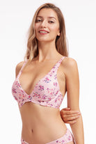 Sunseeker Charmed Romance Rosa Pink Plus Cup Underwire Bikini Top