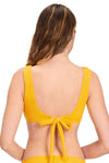 Bikini Tops Tactile Comfort Saffron Yellow Crop Top - Sunseeker