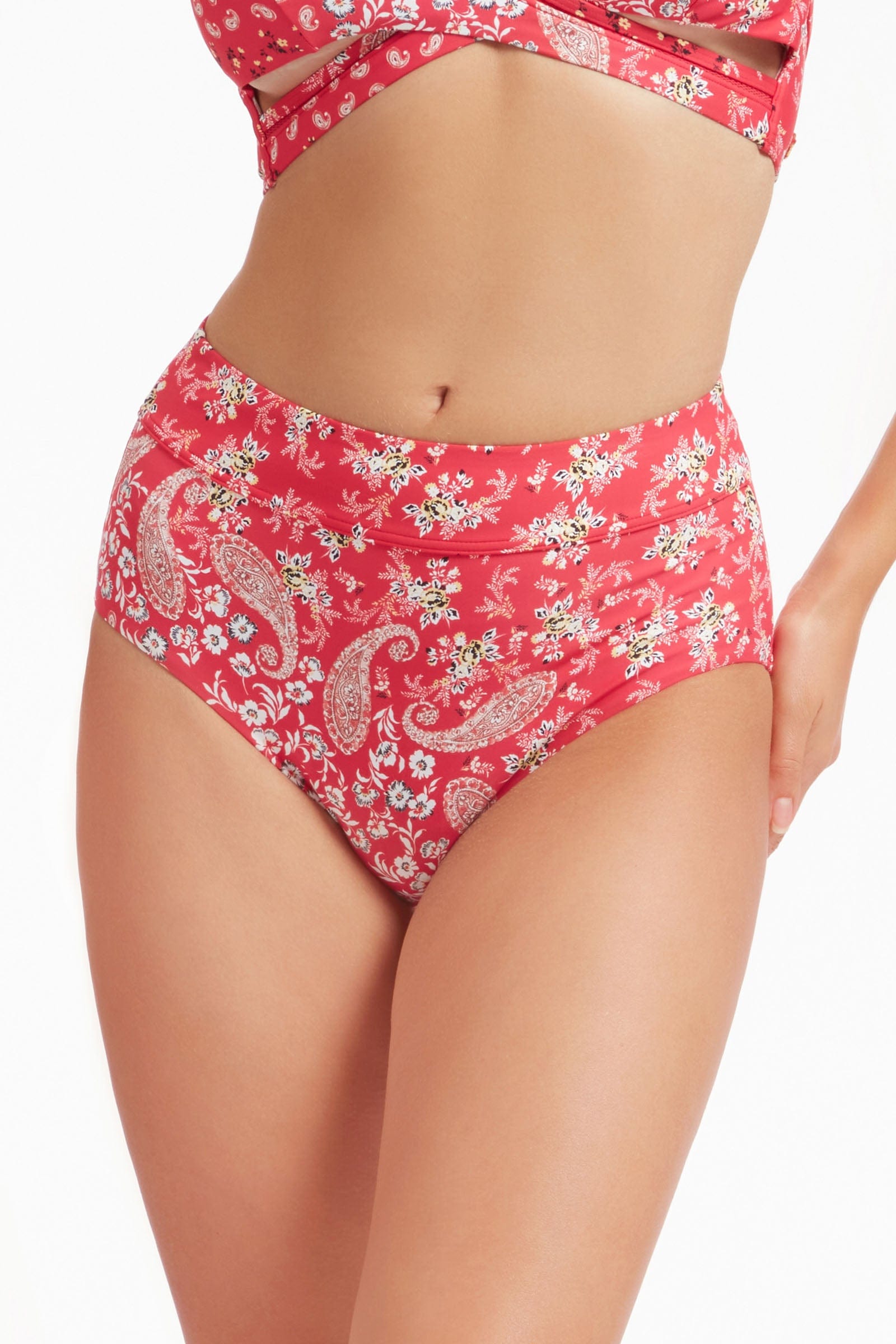 Sunseeker Sweet Paisley Scarlette High Waisted Full Classic Pant