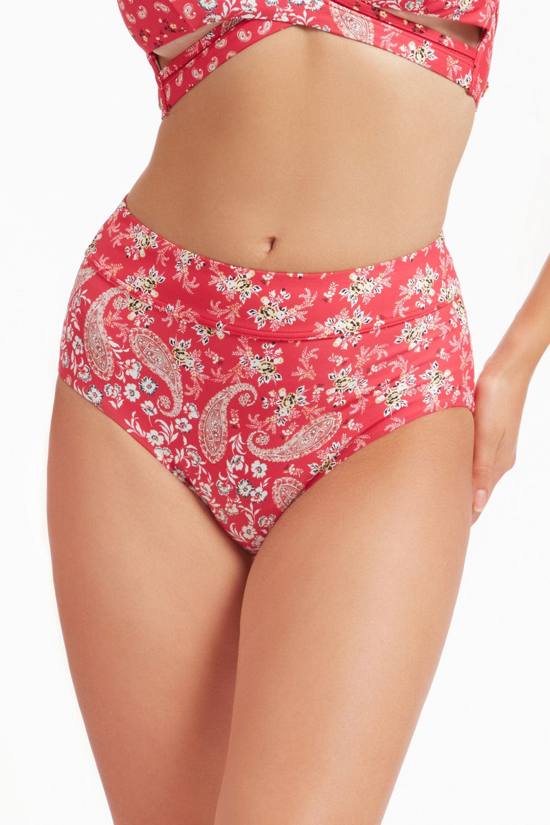 Sweet Paisley Scarlette High Waisted Full Classic Pant