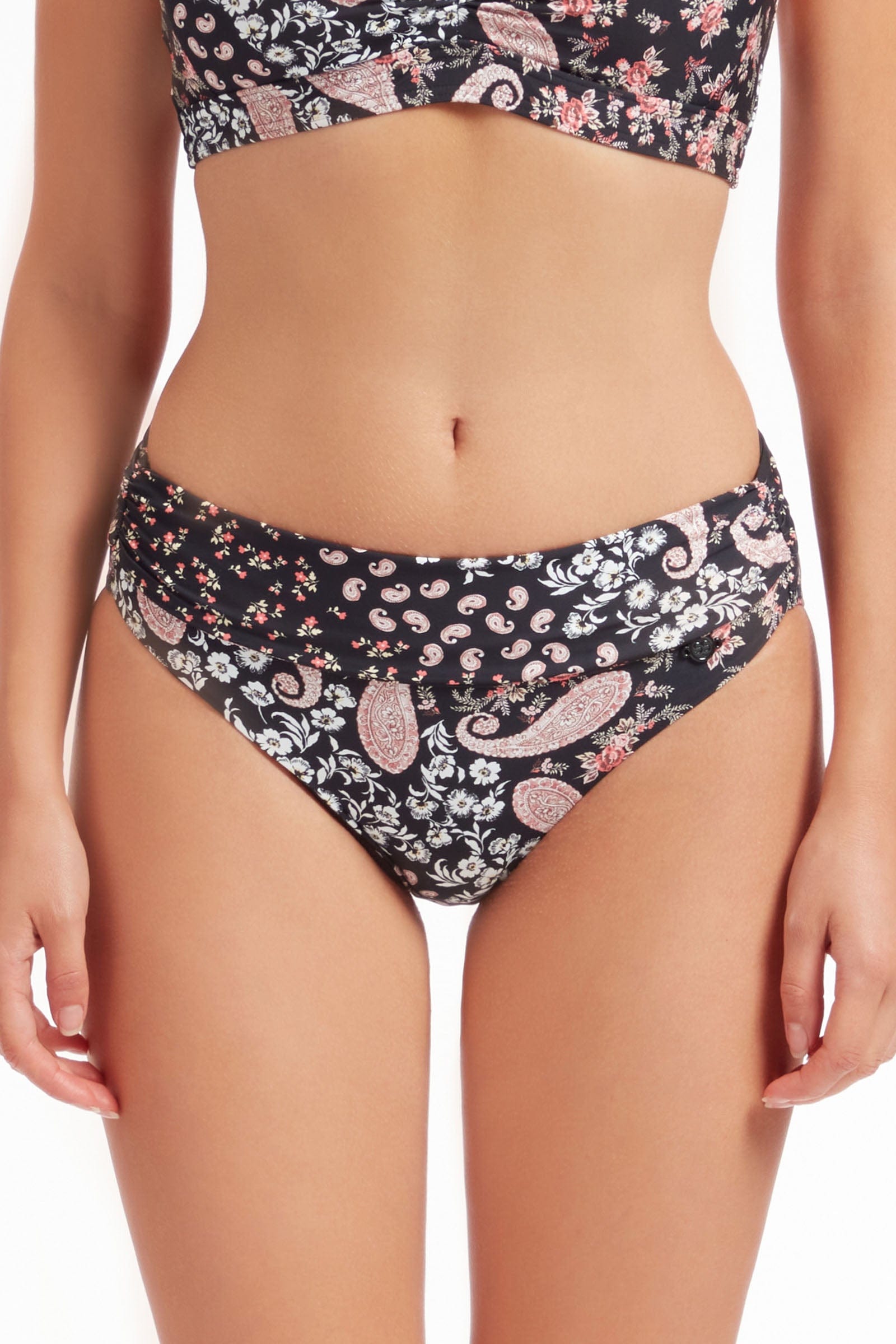 Sunseeker Sweet Paisley Black Full Classic Pant