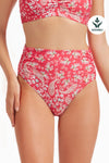 Bikini Bottoms Sweet Paisley Scarlette Full Classic Pant - Sunseeker