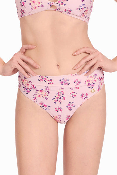 Bikini Bottoms Charmed Romance Rosa Pink Full Classic Pant - Sunseeker