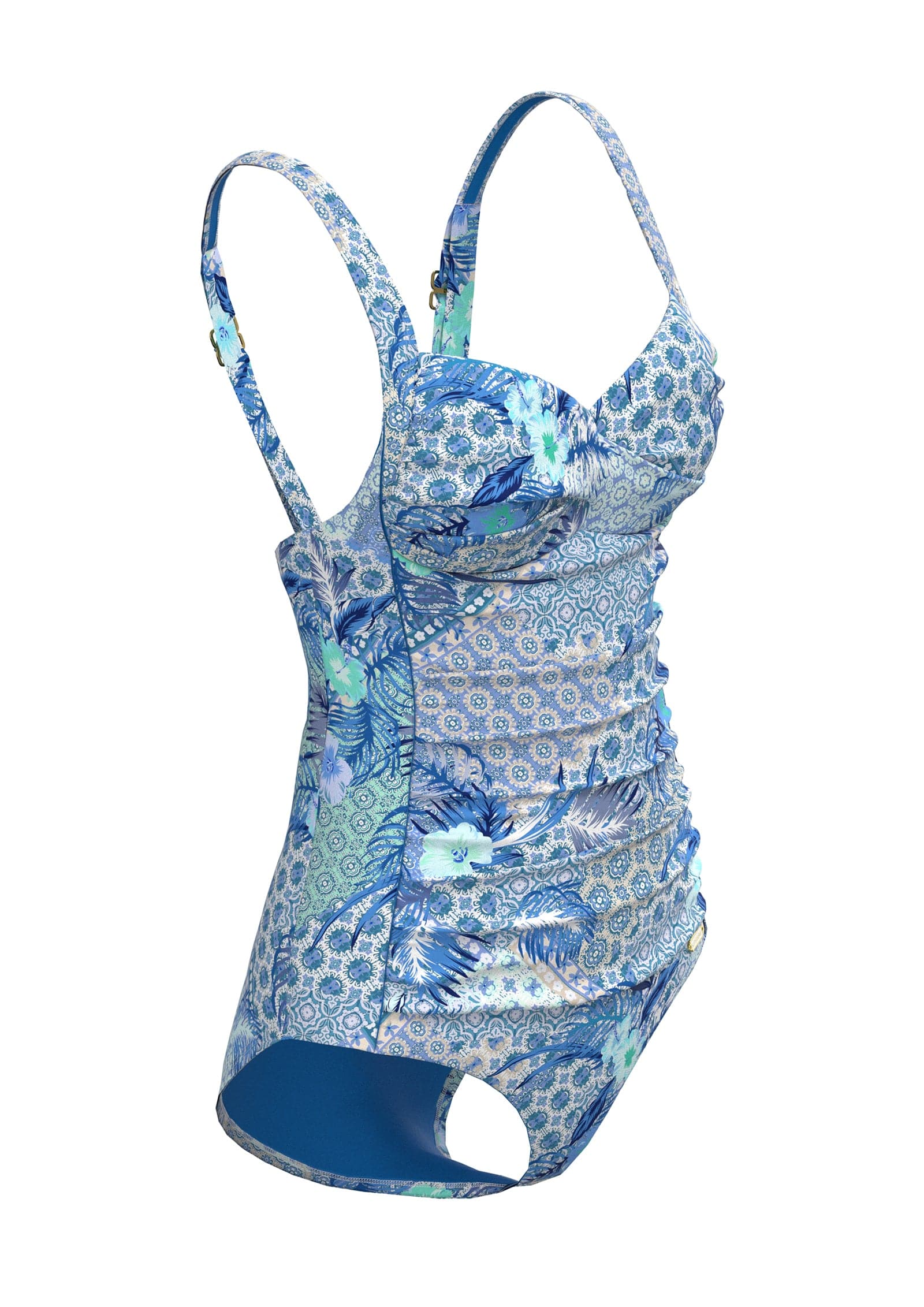 Sunseeker Bohemian Beauty Turkish Sea Plus Cup Twist Front One Piece