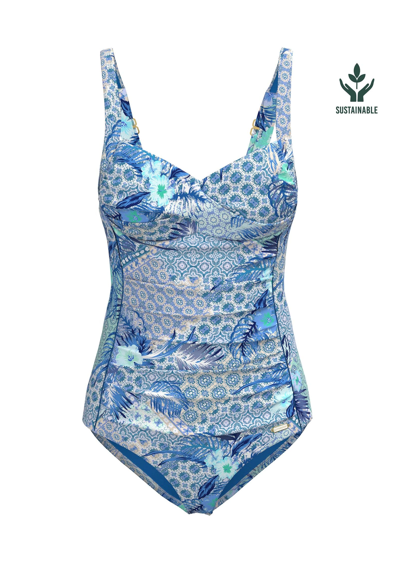 Sunseeker Bohemian Beauty Turkish Sea Plus Cup Twist Front One Piece